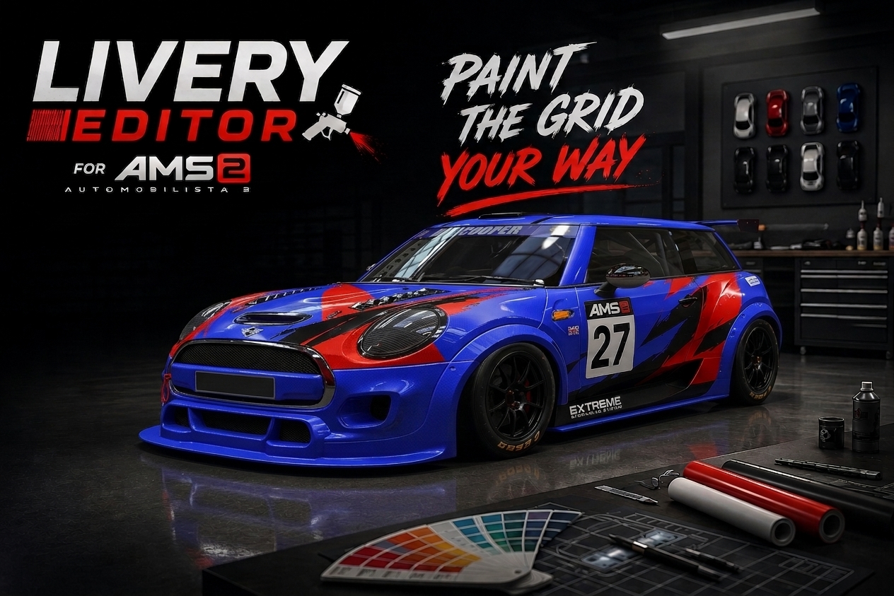 AMS2 Livery Studio interface preview